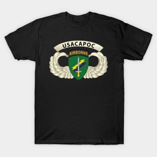 USACAPOC Wings with Wing Tab T-Shirt